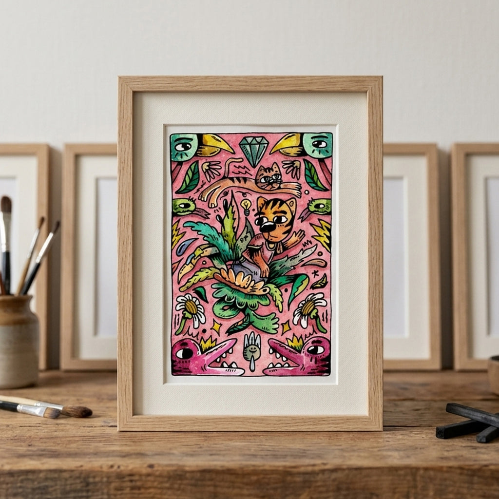 PRINT GATITO TRIP