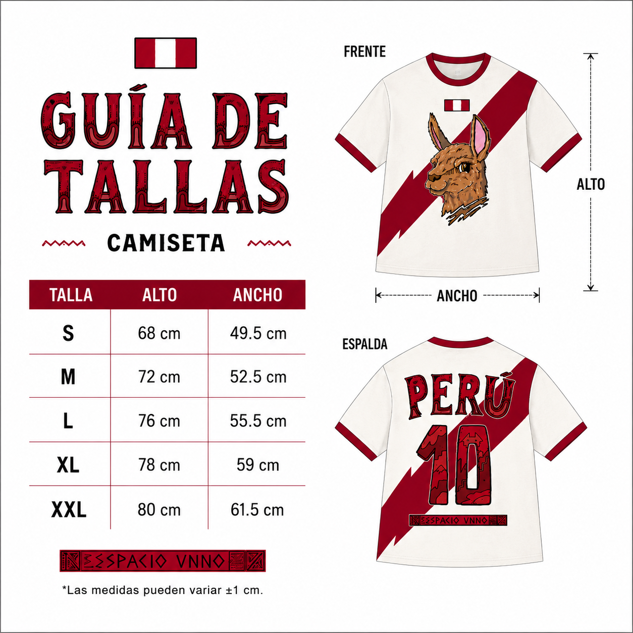 CAMISETA PERU
