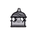 PIN LATITO GRIS